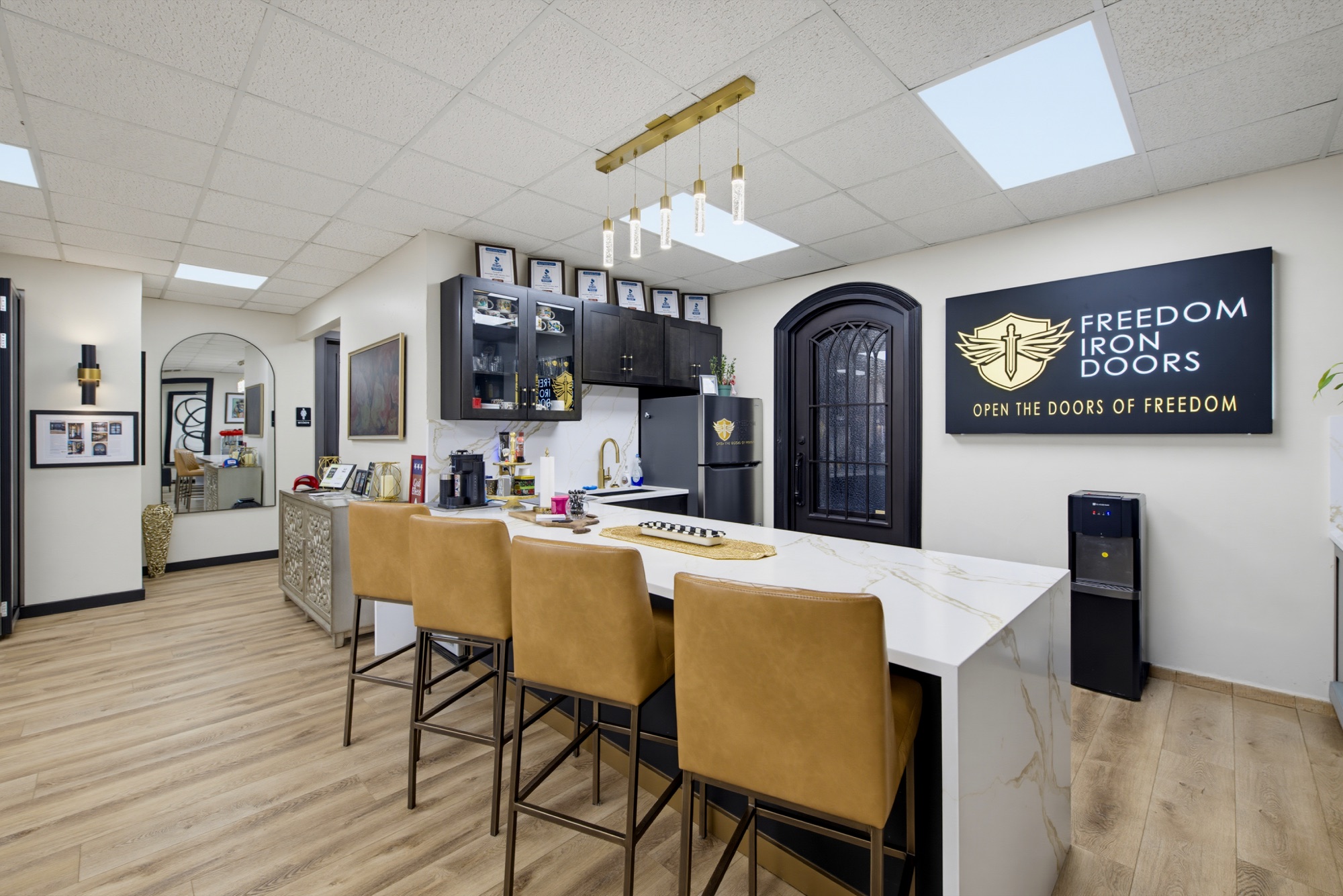 Freedom Iron Doors showroom